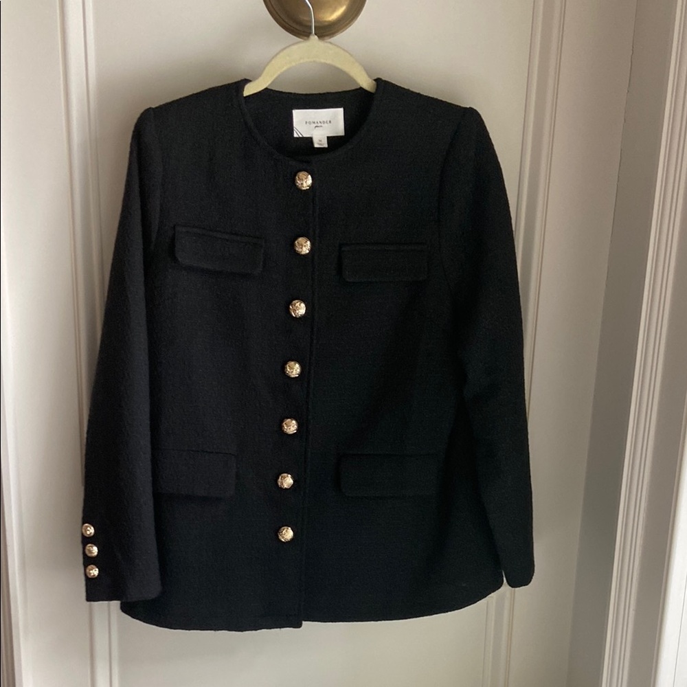 Pomander Place Black Tweed Jennings Jacket
